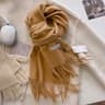 Cashmere Wool Scarf Women Pashmina Soft Thick Shawls Wraps Bufanda 7