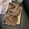 Bright Solid Color Wool Scarves Soft Cashmere Pashmina Shawl Winter Warmth Neck Wrap 7