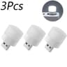 Night Light Warm White Eye Protection LED Lamp For Reading USB Plug Computer Mobile Power Charging 7