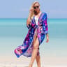 Luxury Beach Outings Belted Swimwear Cape Sea Boho Coverup Long 21