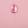 Blue Pink Number Candles Cake Topper For Birthday Baby Shower Decorations 15