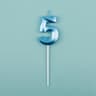Blue Pink Number Candles Cake Topper For Birthday Baby Shower Decorations 21