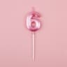 Blue Pink Number Candles Cake Topper For Birthday Baby Shower Decorations 12