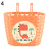 Scooter Front Basket With Sticker Bicycle Storage Bag Cycling Accessory For Kids 6