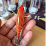 Wood Shrimp Lure Cuttlefish Squid Horizontal Hard Bait Glow Sea Fishing Bait For Night Fishing 7