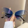 Bling Sunglasses For Women Rhinestone Butterfly Purple Diamond Shades 9