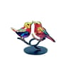 Multicolor Craft Statue Ornaments Desktop Stained Acrylic Birds Branch Decoration 7