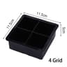 Large Silicone Ice Cube Tray For Bars  DIY Drinks  Big Square Ice Mold For Cocktails Wine  Party Us 6