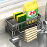 Kitchen Stainless Steel Sink Drain Rack  Multipurpose Soap  Sponge Holder Organizer 6