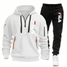 Men Running And Training Hoodie Sweatpants Outfit Set 2