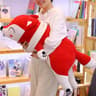 Giant Fox Plush Stuffed Animal Toy Red