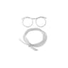 Funky 2-in-1 Drinking Straw Glasses Transparent