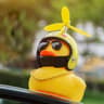 Gangster Rubber Duck Car Toy Yellow