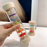 Montessori Baby Rain Stick Colorful Wooden Hourglass Rattle For Sensory  Educational Play 5
