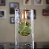 Vintage Glass Oil Lamp Transparent Glass Candlestick With Interior Light Chamber Decorative Candle  4