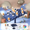 Kids Balance Tree Board Game With Astronaut Frog Stacking Toy 5