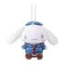 Kawaii Hello Kitty Kuromi Plush Keychain Sanrioed Cute Doll Pendant For Bags Kids Car Gifts  Christ 6