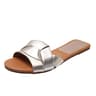 Luxury Designer Flat Slippers For Women Elegant Summer Casual Shoes With Round Toe For Beach House  11