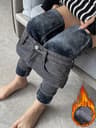 Slim Womens Warm Fleece Jeans High Waist Stretch Pants Winter Thicken Velvet Skinny Leggings Fashio 6