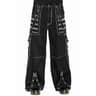 Women Fall Winter Cargo Jeans Striped Loose Casual Trousers Street Wear Pants With Pockets Zipper B 6