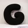 I Love U Soft Seat Cushion Black English Letters Plush Pillow For Back Support Sofa Chair Plushie D 12