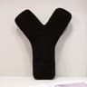 I Love U Soft Seat Cushion Black English Letters Plush Pillow For Back Support Sofa Chair Plushie D 30