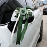 European And American Retro Car Rearview Mirror Bow Decoration Color Fleet Flower Wedding Chair Bac 6