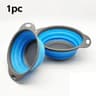Space Saving Silicone Collapsible Colander  Foldable Strainer Drain Basket 7