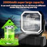 Rechargeable Camping Fan With LED Light Remote Control  Tent Ceiling Hook 6