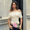 Womens Summer Button Front V Neck Pleated Fitted Casual High Street Top 0