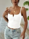 Corset Camisole Cropped Top Korean Suspenders Slim Fit Vest For Women 0