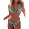 Boho Ethnic Print Two Piece Bikini Set For Women Summer Beach  Pool Swimwear 3
