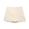 Lace Patchwork Blazer  Shorts Set For Women Chic Summer Set Outfit 1