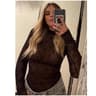 Moon Muse Korean Mesh Long Sleeve Top Hollow Out Moon Print Fitted Streetwear Shirt 2