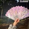 DIY Color Changing Folding Fan Craft Kit Handmade Folding Fan Kit For Decor Dance  Gifts 5