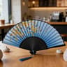 Vintage Silk Folding Hand Fan Elegant Bamboo Folding Fan For Dance Decor  Gifts 3