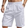Trail Ease Multi Pocket Cotton Linen Cargo Shorts For Men 3