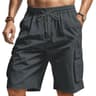 Trail Ease Multi Pocket Cotton Linen Cargo Shorts For Men 4