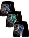 Wild Spirit Lion  Wolf Mens Boxer Briefs Breathable Printed Underwear 2