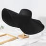 Oversized Beach Hat For Women Wide Brim UV Protection Foldable Straw Sun Hat 5
