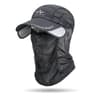 Summer Retractable Eaves Detachable Neck Protection Veil Baseball Cap For Men And Women Outdoor Sun 5