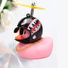 Small Yellow Duck Car Broken Wind Helmet Cute Car Decoration Wind Breaking Cycling Decor 15