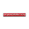 Quattro Logo Metal Front Grill Badge Car Emblem Sticker Decals 7
