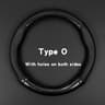 Carbon Fiber Leather Steering Wheel Cover Universal Fit Three Dimensional Anti Slip Trendy Car Inte 5