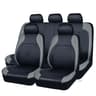 PU Leather Car Seat Cover All Season Quilted Full Surround Protector Universal Waterproof Fit 7