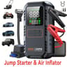 Car Jump Starter With Air Compressor PSI Tire Inflator Portable Battery Booster 1