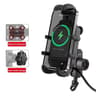 Motorcycle Phone Holder With Wireless Charging Handlebar Mount For Smartphones 4