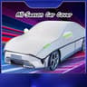 Universal Waterproof Half Car Cover For Sedan  SUV With UV Sun Protection And Heat Insulation 5