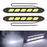 Flexible Silicone LED Daytime Running Light Waterproof Car DRL Strip For Auto Exterior Styling 9