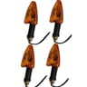 Universal Motorcycle Turn Signals With Amber Indicator Lights 6